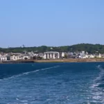 Concarneau vue du bateau.