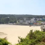 Une partie de la plage de Morgat